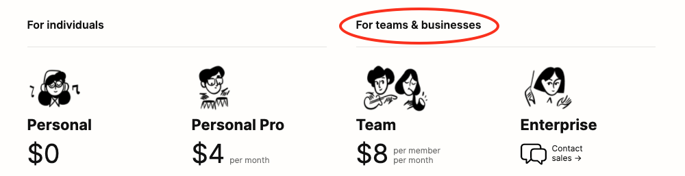 Notion Pricing Image